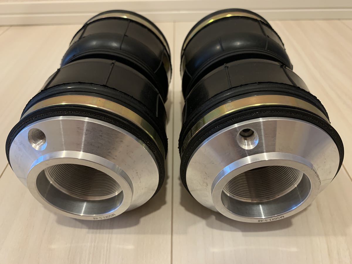 (即納可)(送料無料)(新品)Airmext エアサス エアバッグ スリムベローズ 上部シール部M12_2個【フッツーラ/ケーニッヒ/ニスモ好きな方】