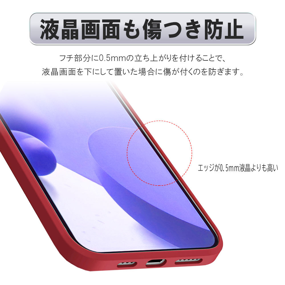 iPhone13 mini リング付き ソフトケース TPU保護ケース グレー_画像2