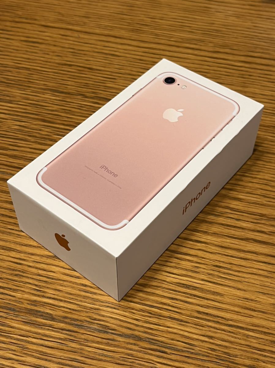 iPhone Rose Gold 128 GB SIMフリー（箱あり）