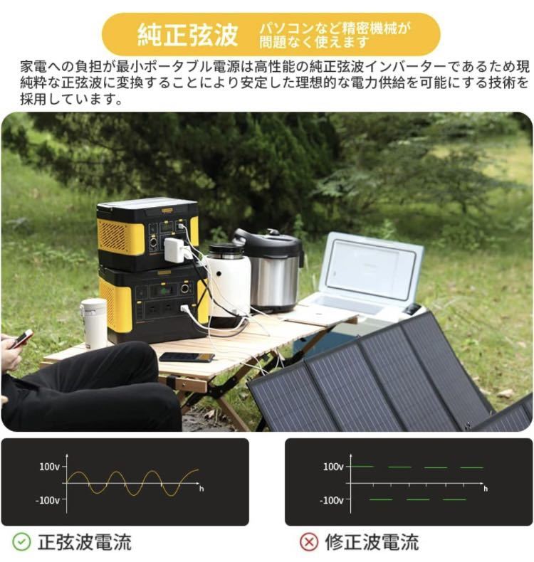 ポータブル電源 1500Wh/425200mAh ポータブルバッテリー 出力1200W