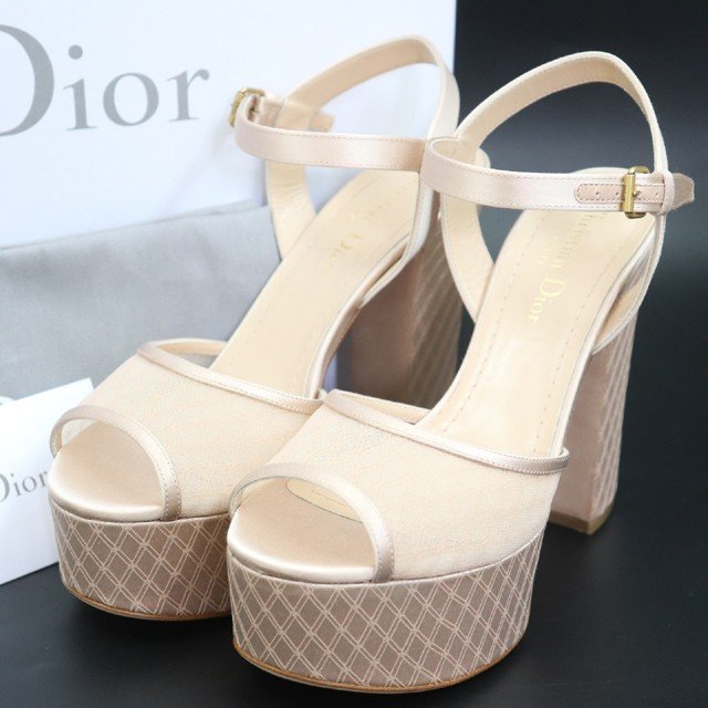 k5316 即決 本物 美品 Christian Dior ディオール ヒール ストラップ