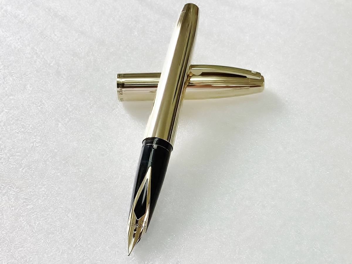 1円~ 廃盤 シェーファー ペン先14k 万年筆 ゴールド色 12K.G.F 純正