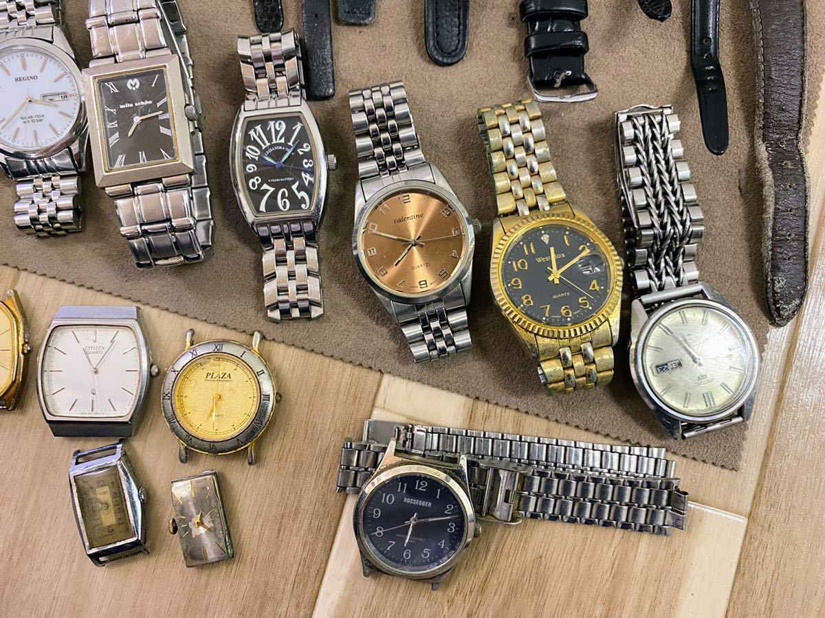 腕時計　懐中時計　3kgまとめ　CITIZEN SEIKO CASIO Q&Q ミラショーン　Baby G クォーツ　ALESSANDRAOLLA ELGIN URBAN など　ジャンク_画像4