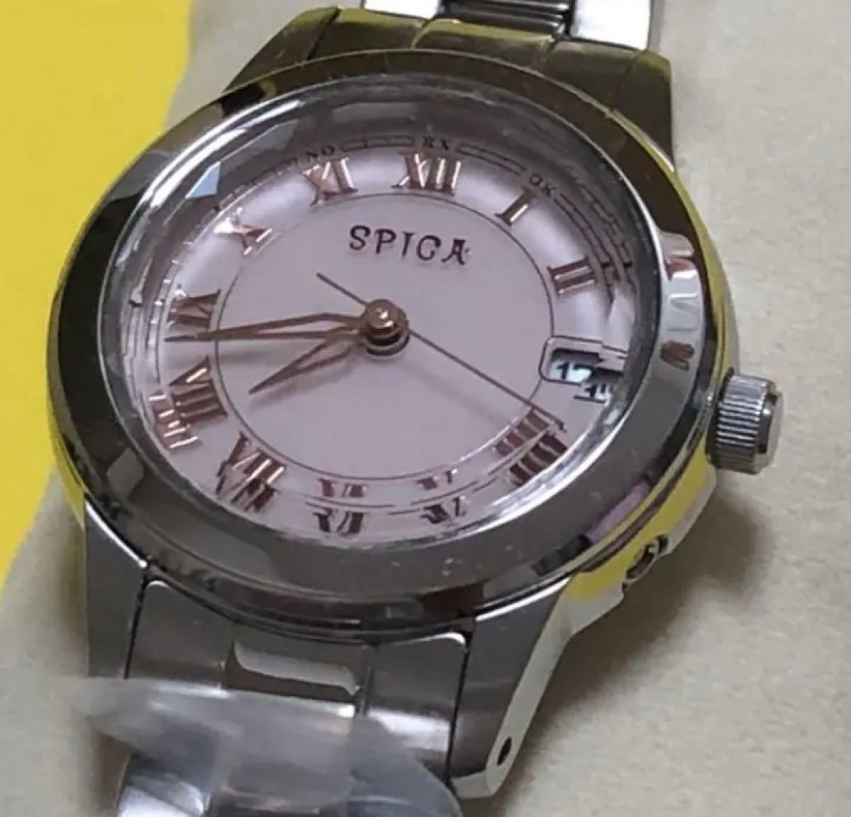 チックタック スピカ SPICA 電波ソーラー時計 SP150-SS/PK レディース腕時計