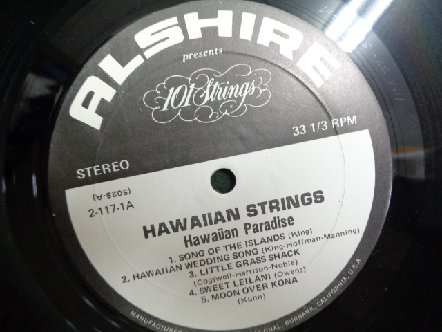 101 STRINGS/HAWAIIAN STRINGS(HAWAIIAN PARADISE/THE ROMANCE OF HAWAII)/2LP_画像5