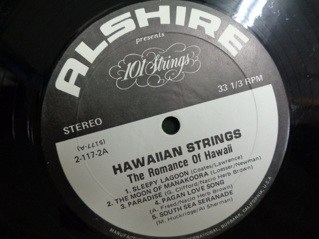 101 STRINGS/HAWAIIAN STRINGS(HAWAIIAN PARADISE/THE ROMANCE OF HAWAII)/2LP_画像7