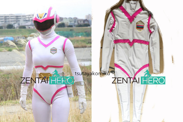 高品質 新作 女子戦隊 に白粉を塗る レオタード コスプレ衣装+ベルト+手袋+靴下 全セット 風 靴とウィッグ 別売り