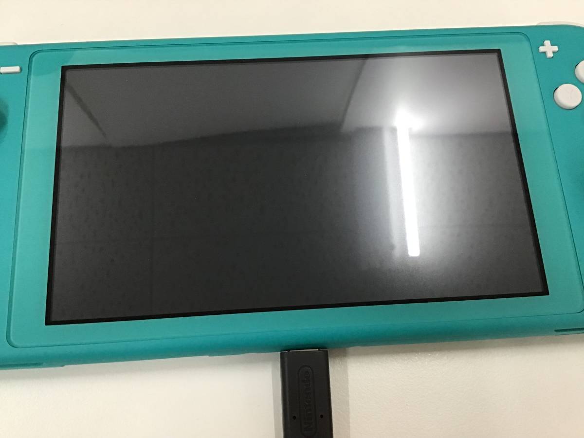 【中古美品】Nintendo Switch Lite ターコイズ ニンテンドースイッチ ライト 動作確認済み 本体（220701B-02）_画像3