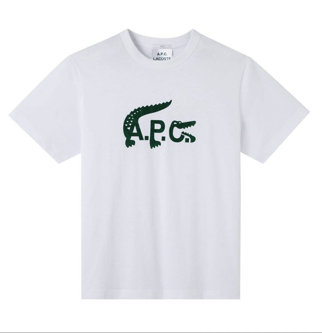 直販最激安  スモールロゴ　Ｔシャツ Lacoste × APC Tシャツ/カットソー(半袖/袖なし)