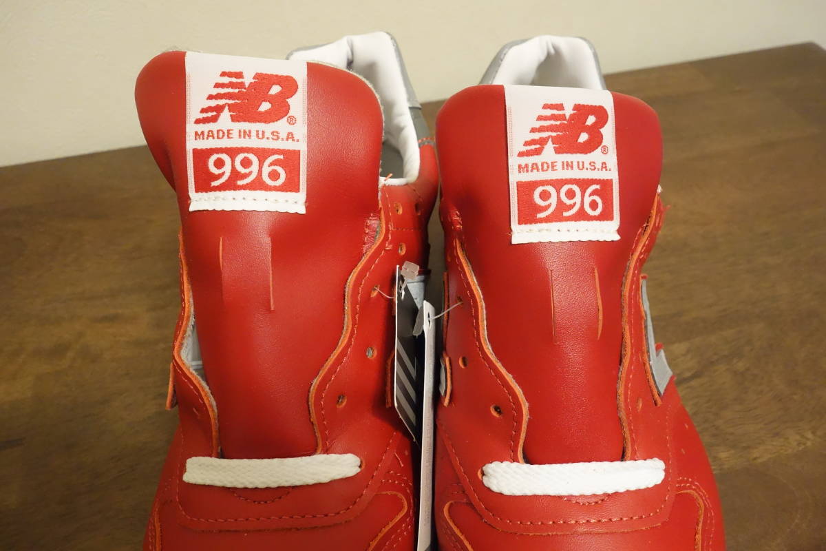 定価3.3万円 新品未使用 New Balance M996 NCA 23cm UK ENGLAND 赤 レザー 576 990 991 992 993 995 997 998 1300 1400 1500 USA NCB RED