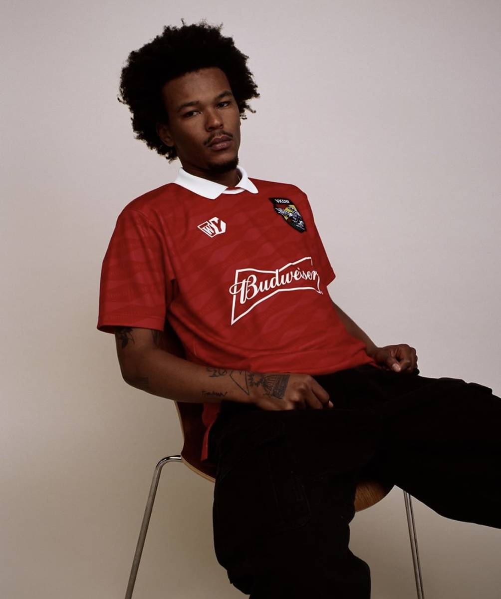 送料無料 Mサイズ Wasted Youth x Budweiser WYxBW SOCCER GAME SHIRT