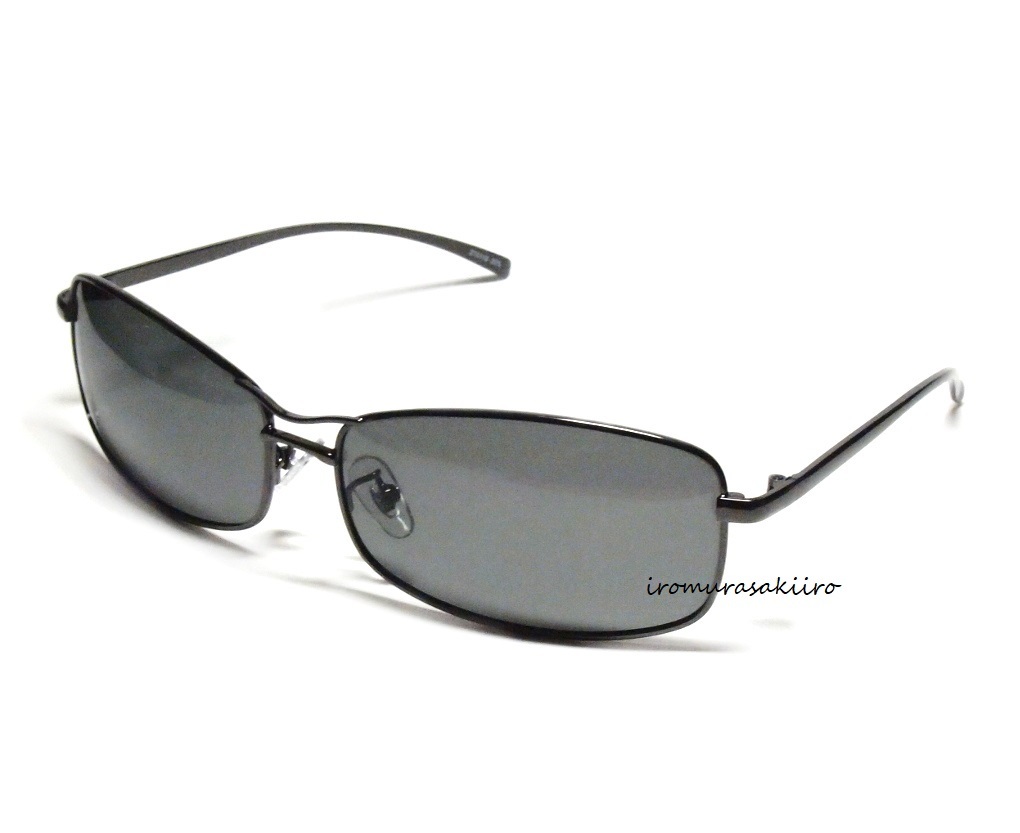 偏光レンズサングラス スモークレンズ 新品 釣り フィッシング ブラック 黒 メンズ ｕｖカット かっこいい アウトドア 運転 b 超高品質で人気の