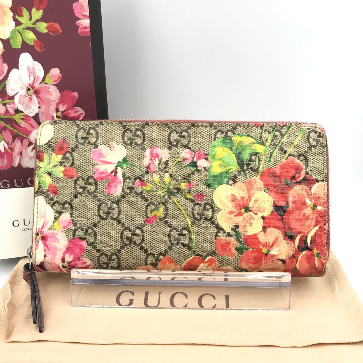 希少✨【極美品】GUCCI 長財布 マーモント ラウンドファスナー ミケーレ-