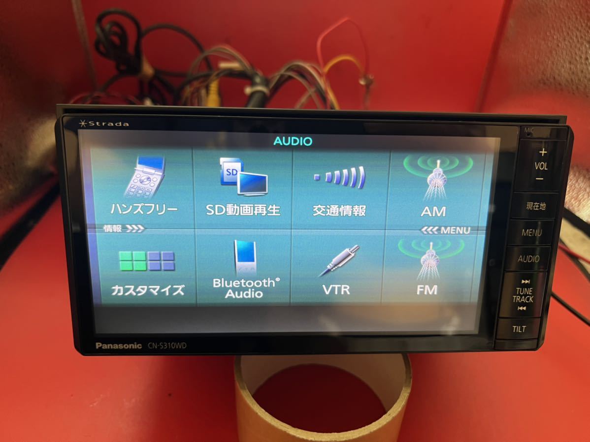 即決★パナソニックストラーダ　CN-S310WDFA 地デジ Bluetooth audio Panasonic DVD地図2012年度.