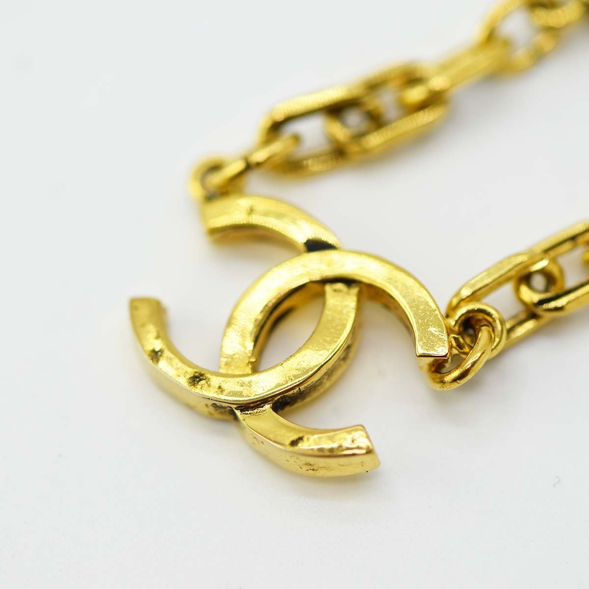  ломбард колье CHANEL Chanel длинный здесь Mark лев Vintage Gold металлические принадлежности цепь 21k522-4... ломбард 