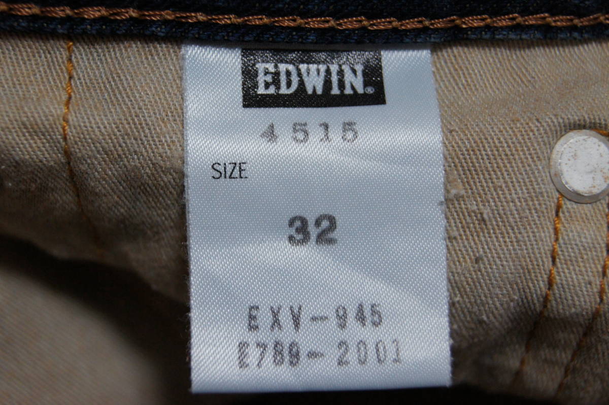  Edwin EDWIN XV-S 4515 половина джинсы W32 (#117)