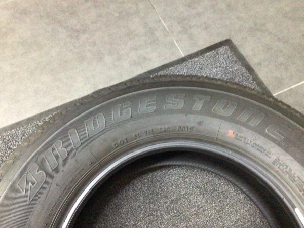 ★ブリヂストンデューラ H/T 195/80R15 ジムニーシエラ取外し品バリ溝純正戻しや純正流用スペアとしてもオススメ★_画像6