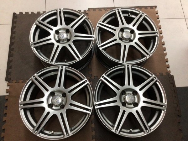 ★希少太めレアサイズBEO 16×7J+38 100/4Hスイフトスポーツウ゛ィッツアクアなどコンパクトカーインチアップなどオススメサイズ_画像1