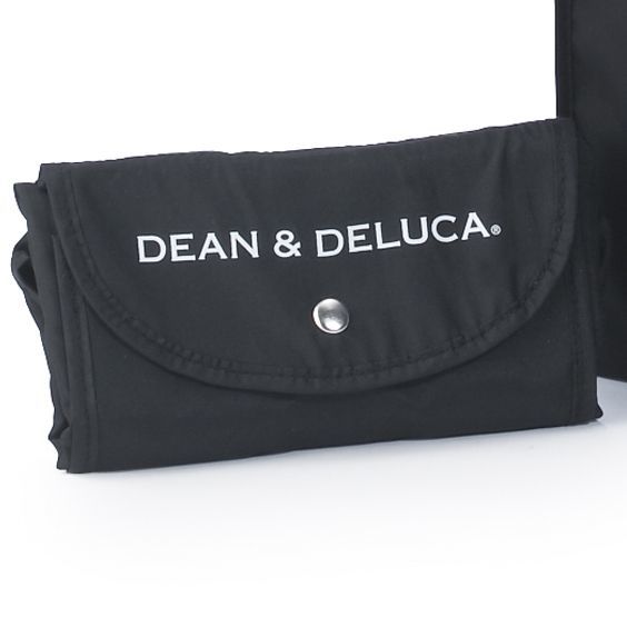 ディーン＆デルーカ 　ショッピングバッグ 　エコバッグ　ブラック　DEAN&DELUCA　トートバッグ　レジ袋 　ディーンアンドデルーカ 