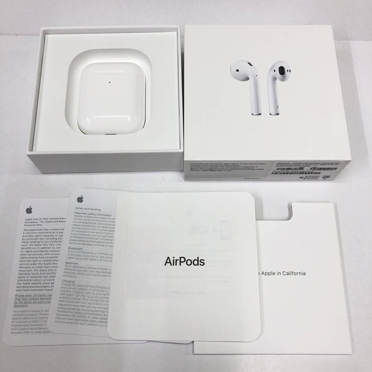AirPods with Wireless Charging Case MRXJ2J/A エアポッド 第2世代 ワイヤレスイヤホン イヤフォン  Apple SS-093688 - cna.gob.bo