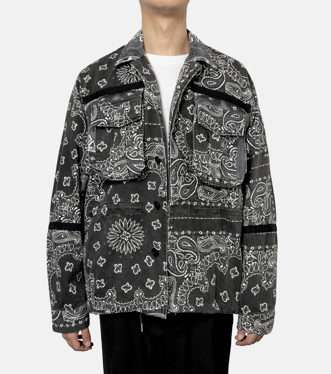 sacai 22ss バンダナジャケット 新品未使用 付属品完備 | www.jarussi