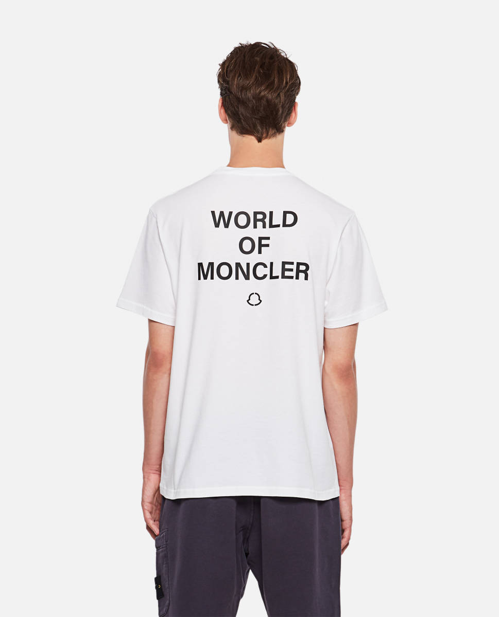 モンクレール x フラグメント World Of Monler Tシャツ 白 M 新品 定価 