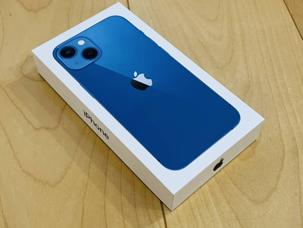 未開封】iPhone 13 Blue 128GB ブルー MLNG3J/A 国内版 SIMフリー 本体