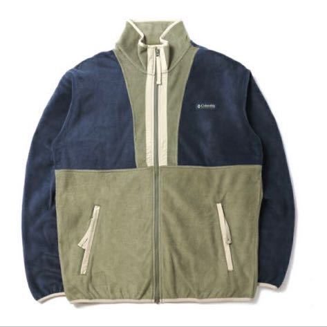 Columbia コロンビア AM0276BACK BOWL FULL ZIP FLEECE バックボール フルジップ フリース /397 ストーングリーンネイビー/men・S//1089/_画像1