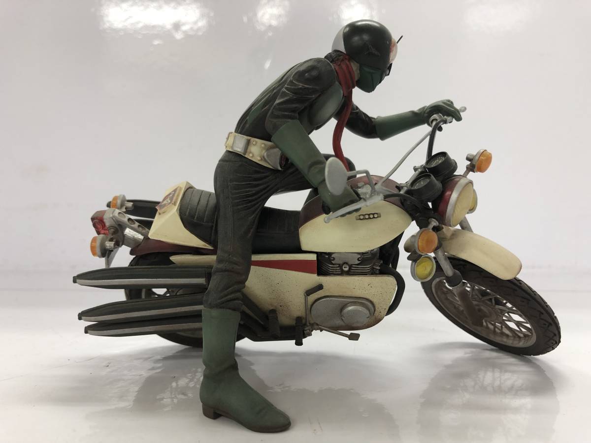 コトブキヤ 完成品 仮面ライダー 旧1号 サイクロン号 1/12 コトブキヤ 完成品 仮面ライダー 旧1号 サイクロン号 1/12