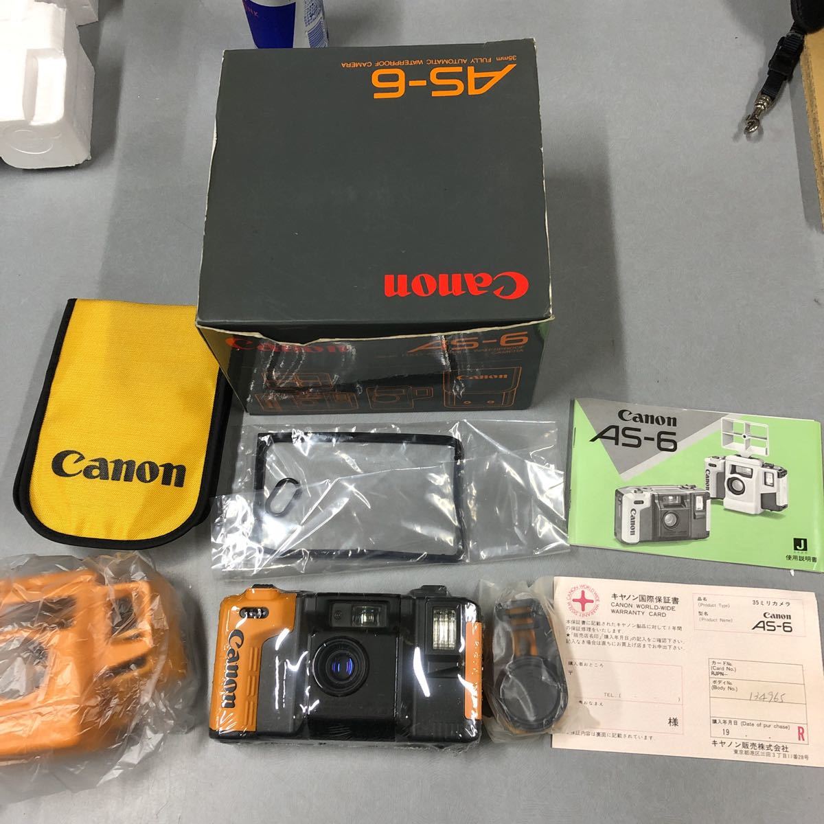 未使用品 キャノン CANON AS-6 アクティ 一式セット 福袋 10200円 www