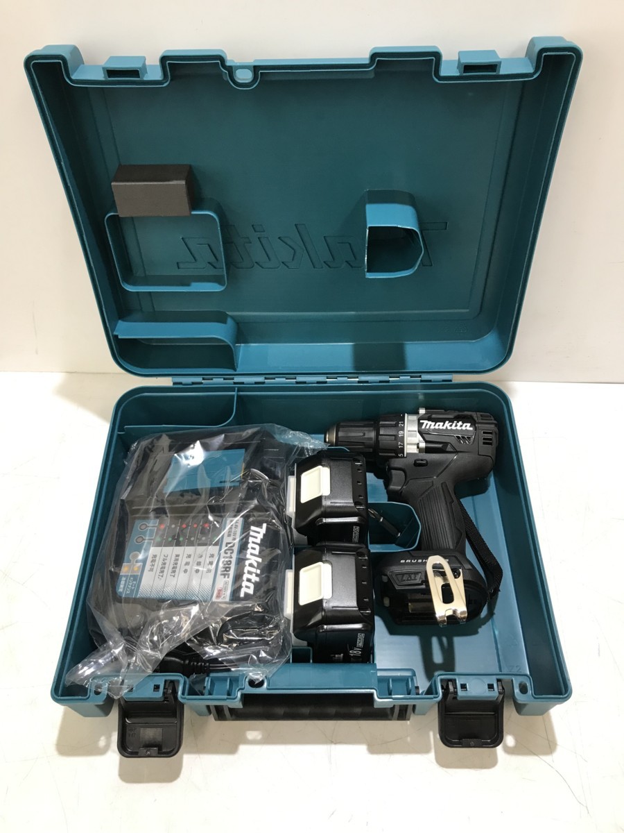 未使用】☆マキタ DF484DRGXB 充電式ドライバドリル 黒 18V 6.0Ah