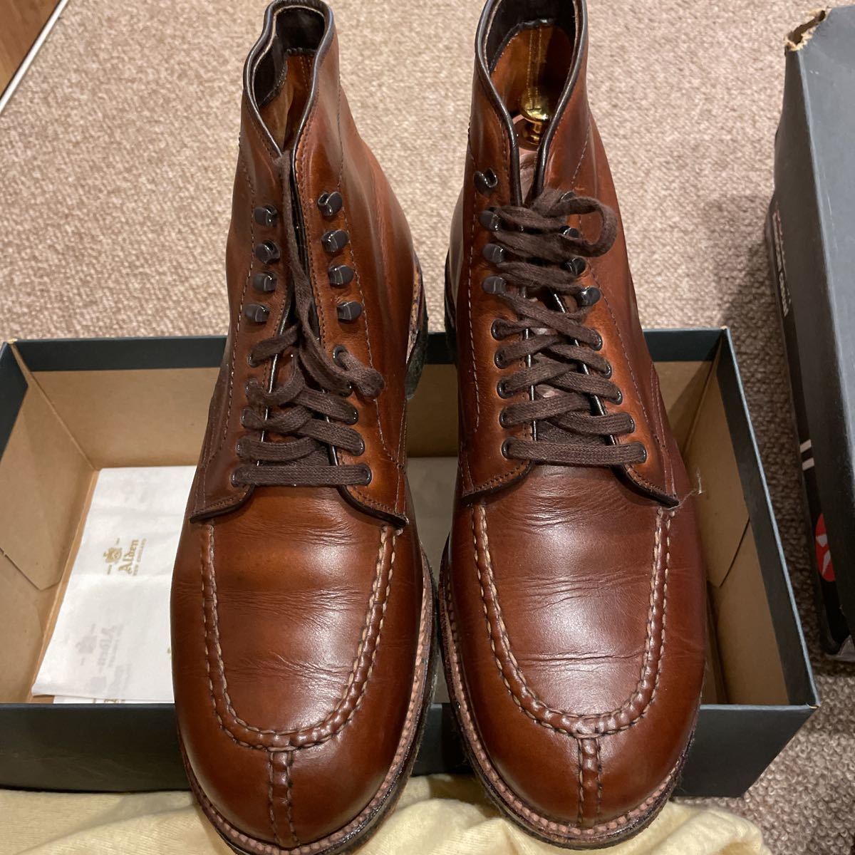 オールデン ALDEN タンカーブーツ サイズ9D ブラウン 379Xラスト