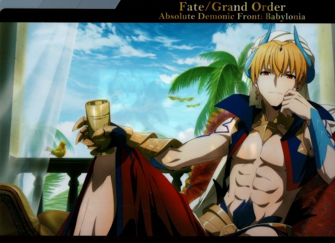 Fate/Grand Order　ギルガメッシュ　ダイカットインデックスタイプ　A4クリアファイル　1枚　未使用　アニメ　ゲーム　※30枚まで同梱OK_画像1