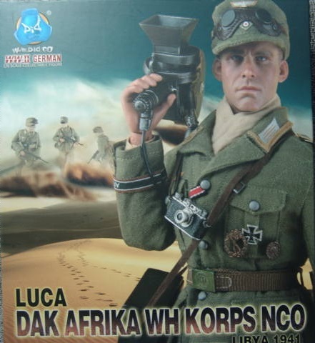 『掘り出し品』DID製：WWII ドイツアフリカ軍団 下士官”LUKA”（未開封新品）【長期保管・ジャンク扱い品】