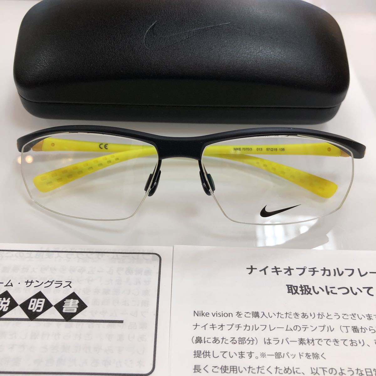 定価22,000円 正規品 7070/3 7070 NK7070 013 NIKE VISION VORTEX ナイキ ボルテックス メガネ フレーム メガネフレーム 正規品 眼鏡_画像1