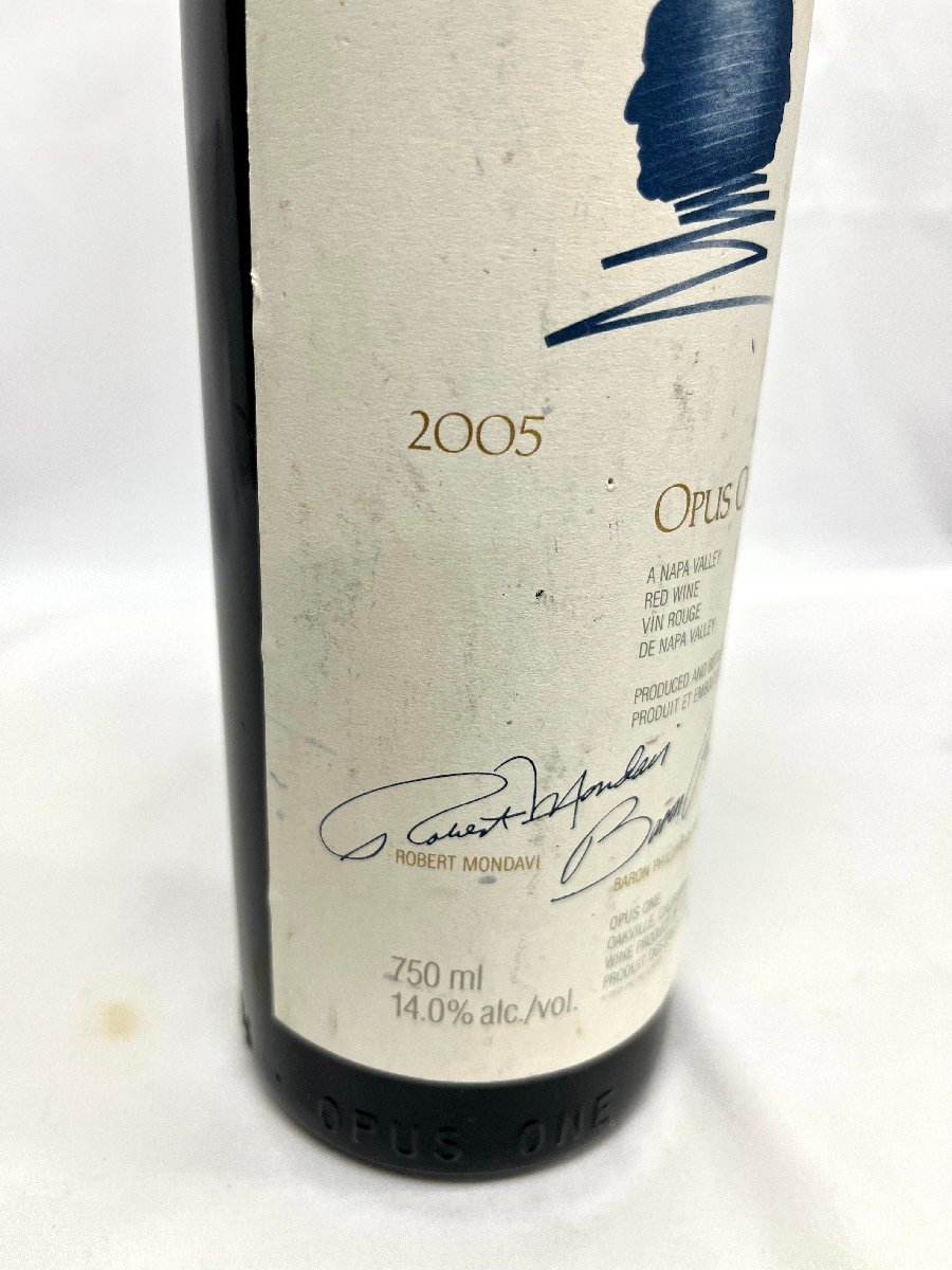 OPUS ONE オーパスワン 2005 ワイン 古酒 EA0722(アメリカ)｜売買され 