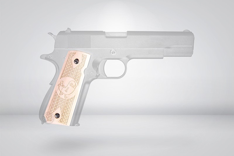 東京マルイ M1911A1 MEU 対応 ウッド グリップ パネル ディックバット_画像3