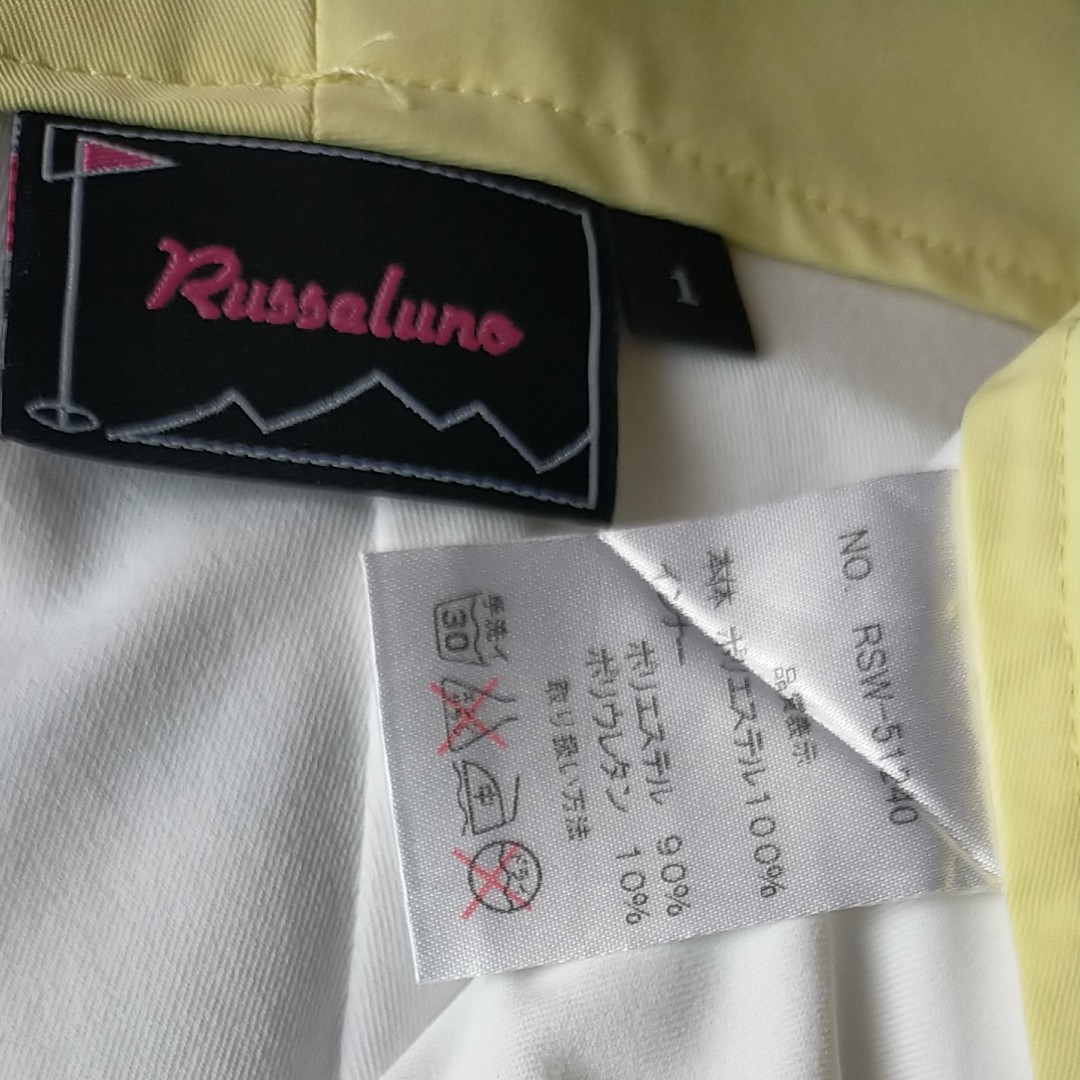 美品　Russeluno　ラッセルノ　レディースゴルフスカート　インナー付き　サイズ1