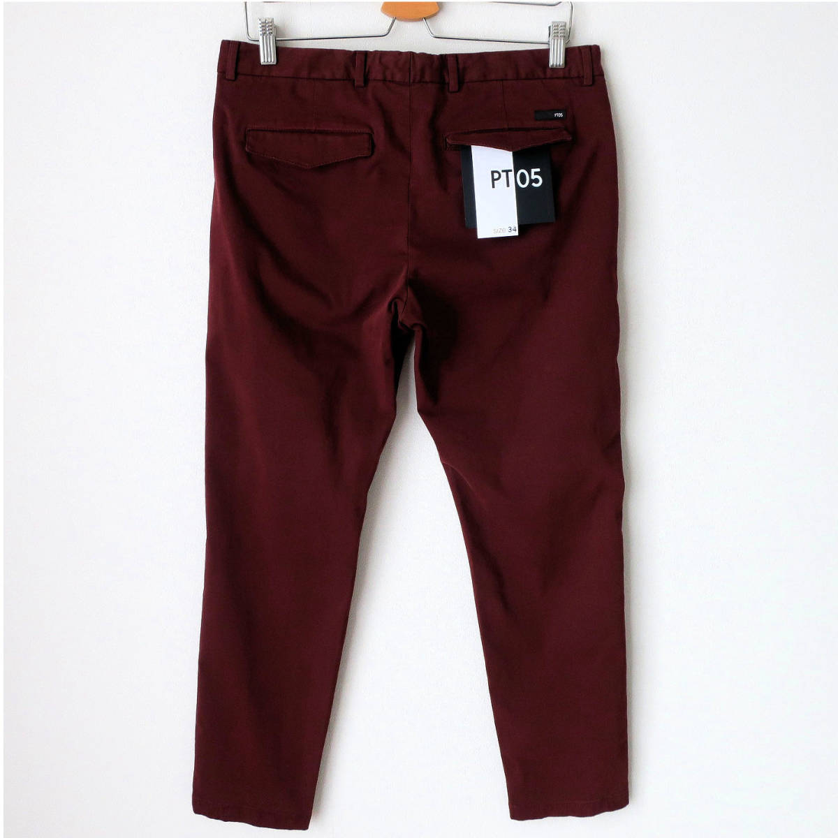 新品 未使用 PT05 メンズ ストレッチ パンツ テーパードパンツ