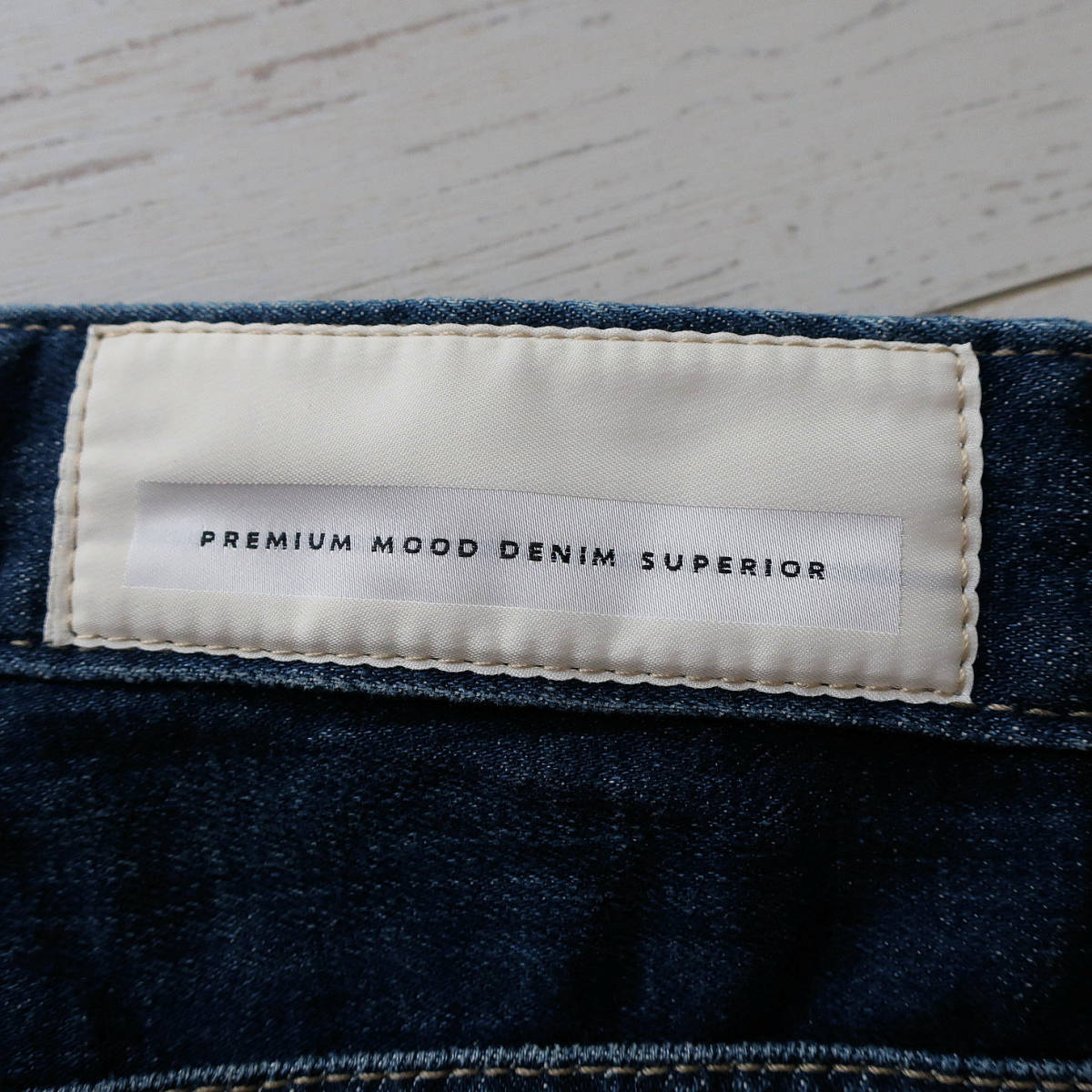 新品 P.M.D.S. PREMIUM MOOD DENIM SUPERIOR 最高峰 イタリア製 デニム ジーンズ 3D 立体ストレッチ PMDS インディゴ メンズ W28 Sサイズ_画像8