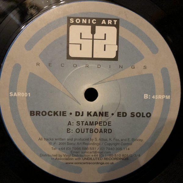 Brockie, DJ Kane & Ed Solo / Stampede , Outboard_画像1