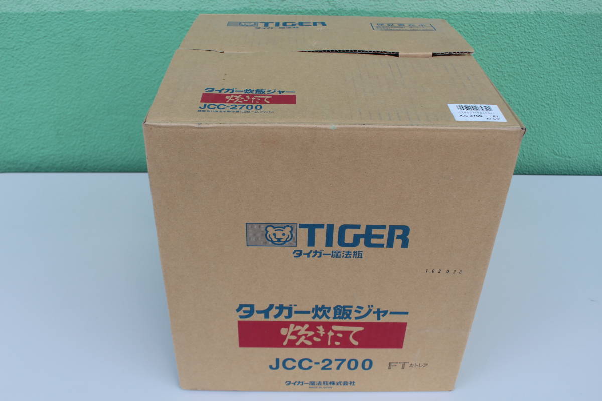 タイガー TIGER JCC-2700-FT [電子ジャー 1升5合炊き カトレア 炊きたて] 2020年製 未使用 箱痛み品