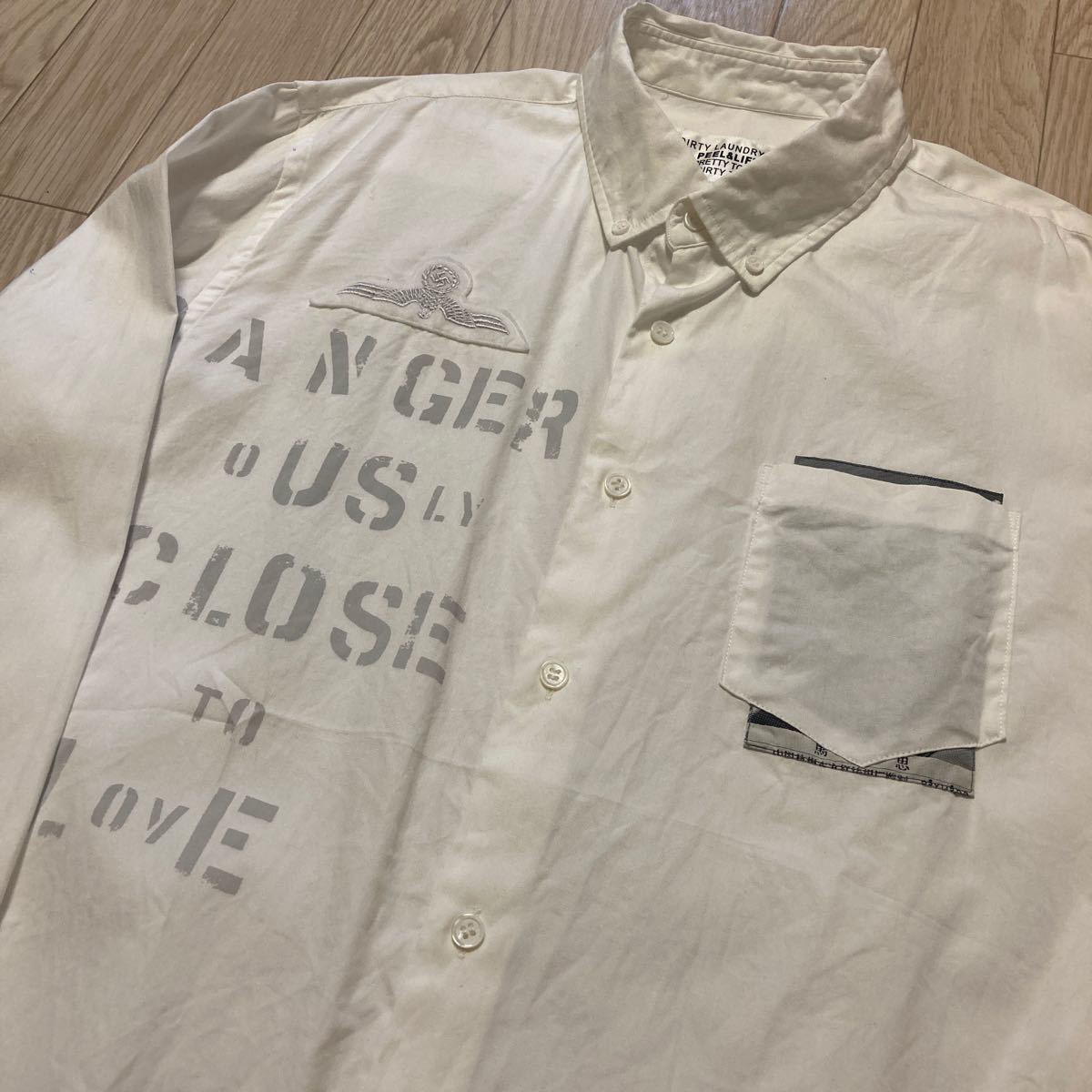 PEEL&LIFT fragment DCTL shirt アナーキーシャツ マルクス PEEL&LIFT fragment DCTL shirt アナーキーシャツ マルクス