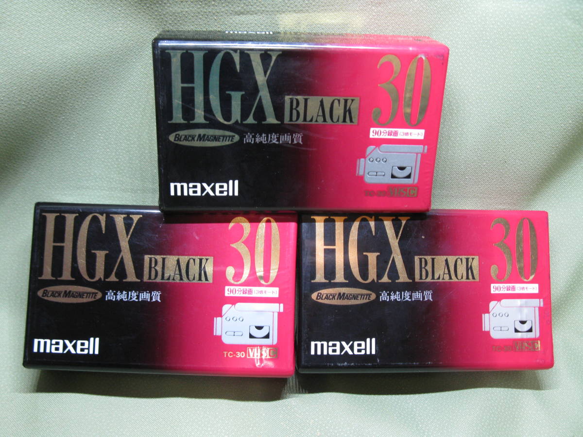 VHS-C videotape HGX 3ps.@ unused free shipping 