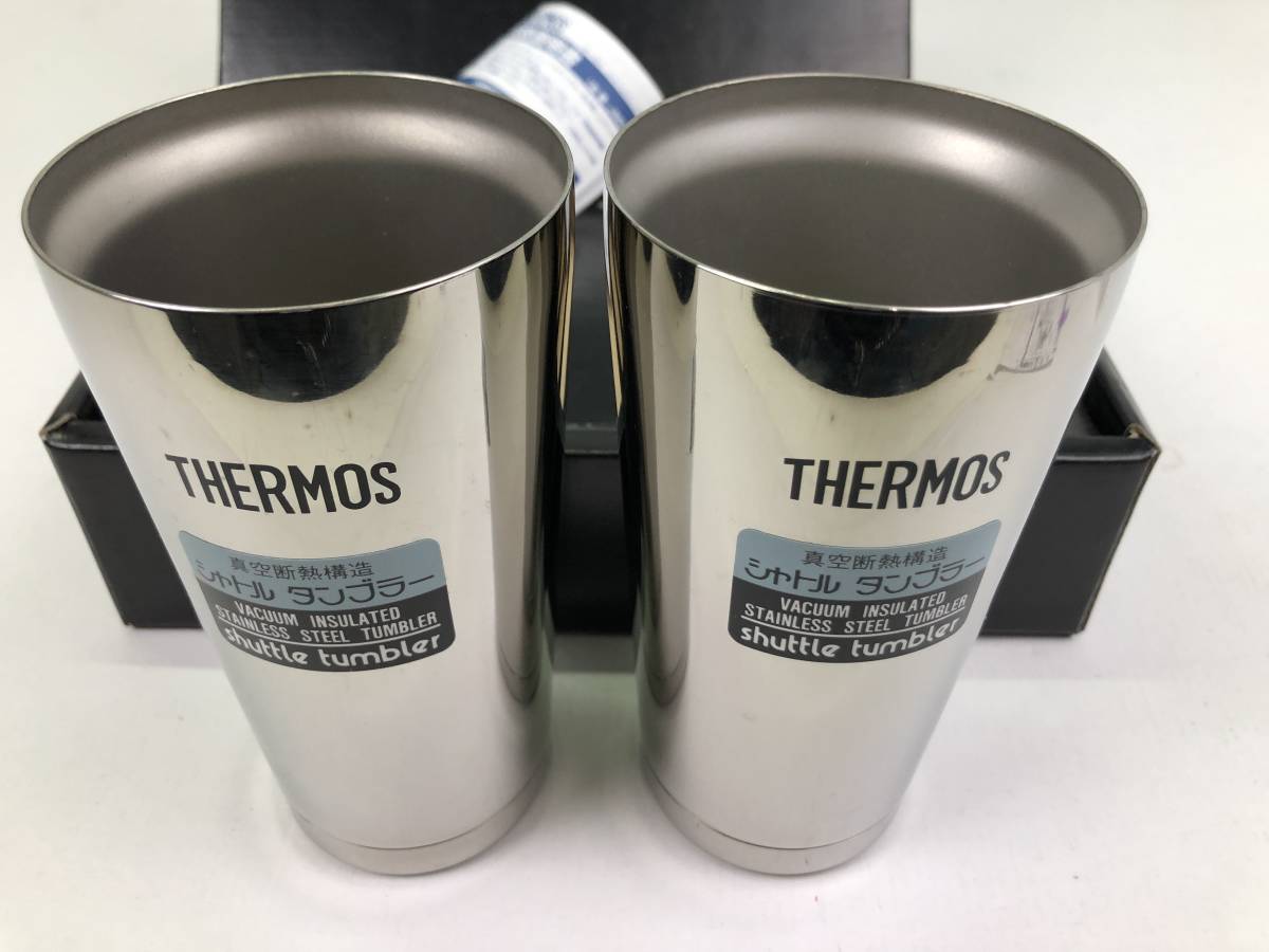 【05398】THERMOS サーモス シャトルタンブラー タンブラー JMO ステンレス JMO-400 真空断熱カップ 0.4リットル 中古品_画像3