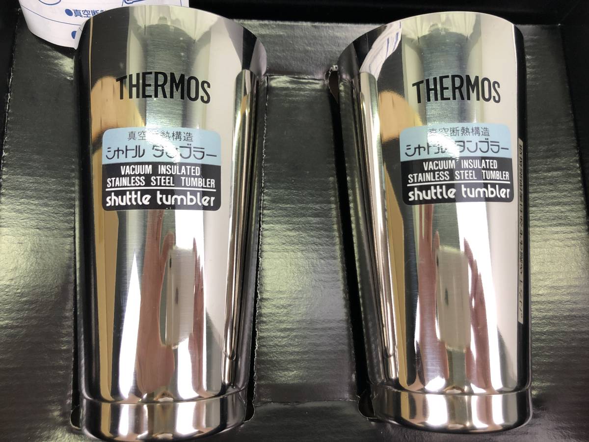 【05398】THERMOS サーモス シャトルタンブラー タンブラー JMO ステンレス JMO-400 真空断熱カップ 0.4リットル 中古品_画像2