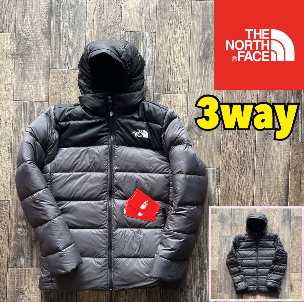 US規格】新品 3Wayノースフェイス ダウン レディースL相当 レディース