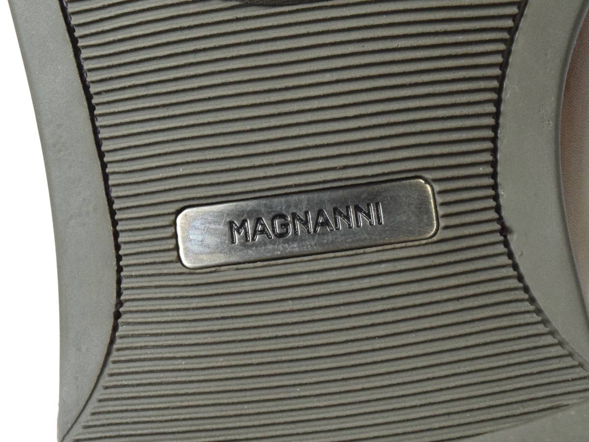 未使用 MAGNANNI マグナーニ メダリオン レザーシューズ 44 (28