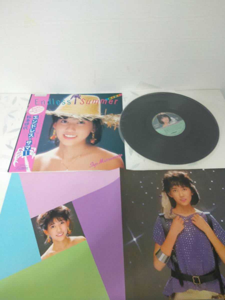 送料510円〜・LP レコード　松本伊代　エンドレス　サマー_画像1