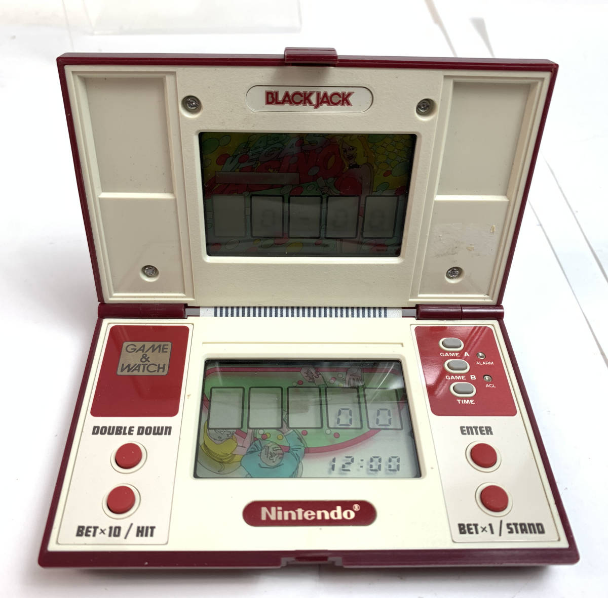 高品質の激安テレビゲーム動作品 任天堂 ゲーム&ウォッチ ブラックジャック BLACK JACK BJ-60
